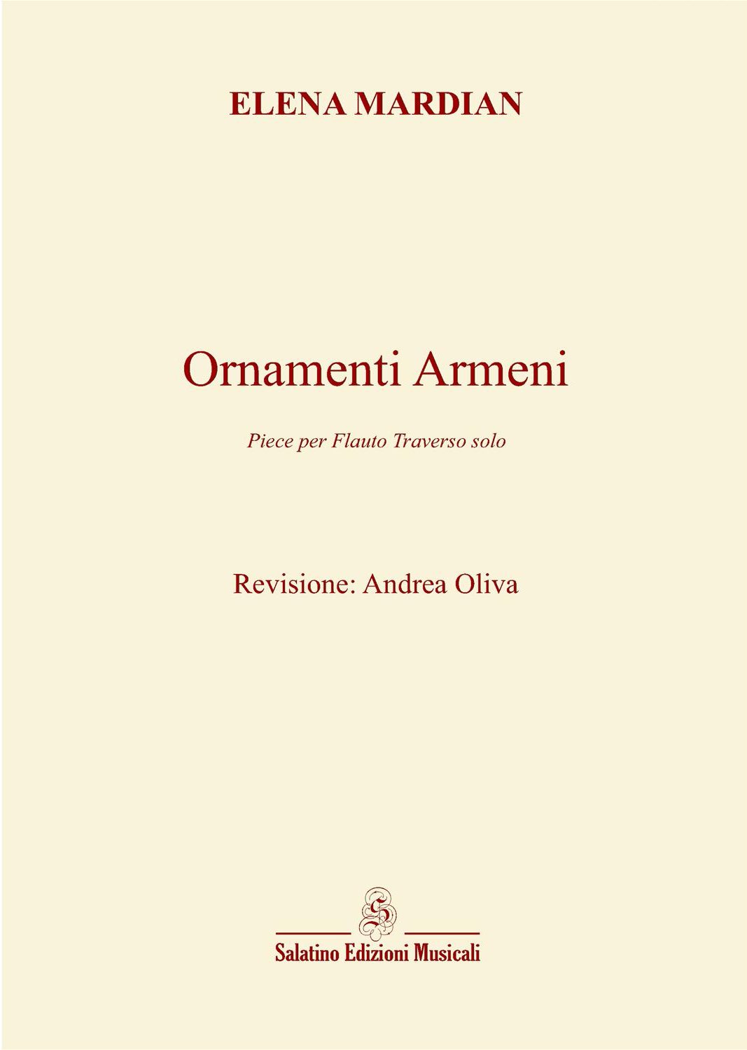 E. Mardian – Ornamenti Armeni